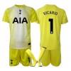 Tottenham Hotspur Guglielmo Vicario #1 Målvakt Tredjeställ Barn 2025-26 Korta ärmar (+ Korta byxor) Tottenham Hotspur Guglielmo Vicario #1 Målvakt Tredjeställ Barn 2025-26 Korta ärmar (+ Korta byxor)